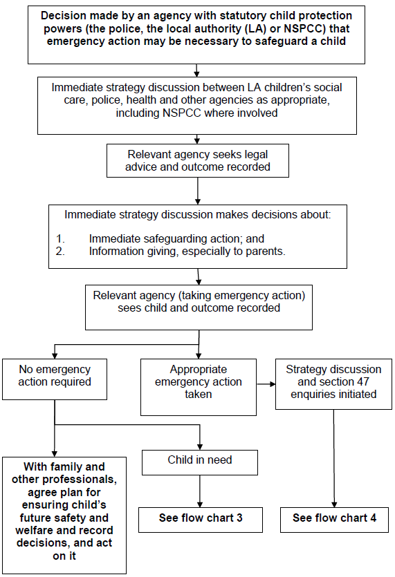 Flow chart 2: Immediate protection